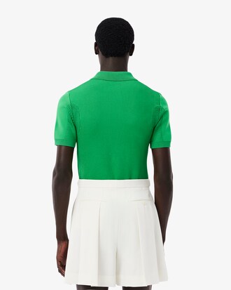Polo de corte ajustado gráfico Runway