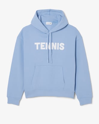Sudadera con capucha de tenis con estampado