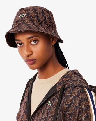 Gorro de pescador de jacquard con monograma