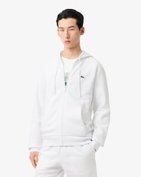 Sudadera de felpa con cremallera de corte cl&aacute;sico