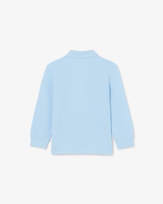 Camisa polo de manga larga de petit piqu&eacute;