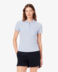 Polo de mujer Lacoste en piqu&eacute; de algod&oacute;n stretch