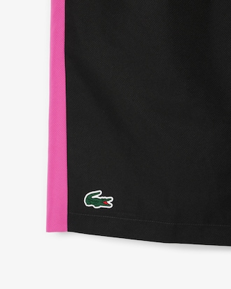 Pantalón corto deportivo estampado con detalles de marca