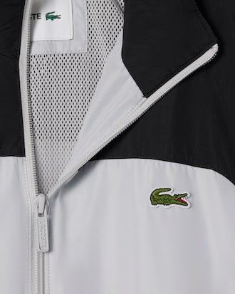 Chaqueta de chándal con bloques de color hidrófuga