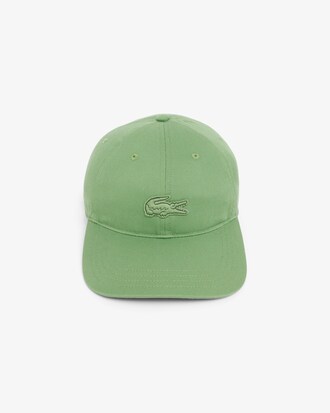 Gorra de sarga de algod&oacute;n con insignia