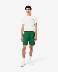 Pantal&oacute;n corto de tenis de tafet&aacute;n de rombos ligero