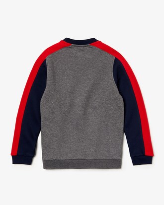 Sudadera de niño Lacoste SPORT Tennis en felpa color block