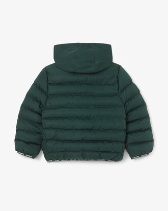 Unisex chaqueta con capucha acolchada de tafet&aacute;n diamantado