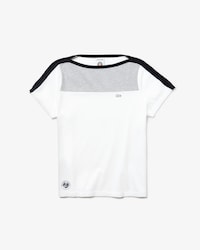 Camiseta de mujer Lacoste SPORT French Open Edition en algod&oacute;n
