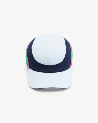 Gorra de tenis de tafetán diamantado