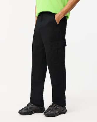 Pantalón cargo de corte recto de algodón