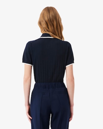 Jersey de golf de manga corta con cuello polo