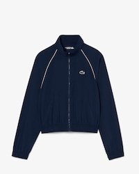 Chaqueta deportiva hidr&oacute;fuga con ribete en contraste