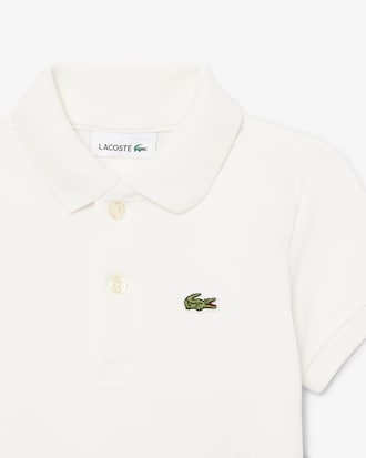Conjunto de polo de petit piqu&eacute; para beb&eacute;