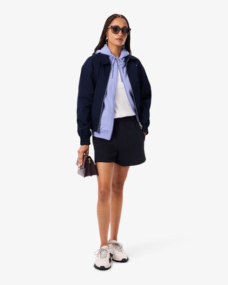 Sudadera con capucha de felpa con cremallera