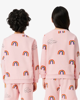 Sudadera de felpa estampada