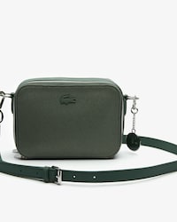 Women's Daily Classic Bi-Material Double Zip Shoulder Bag