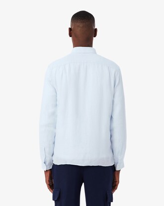 Camisa de lino de corte regular