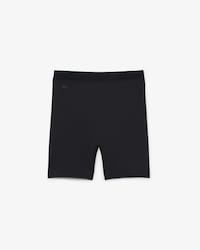 Pantal&oacute;n corto ciclista de microfibra con cintura alta