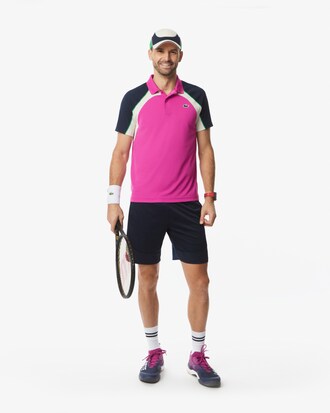 Polo de tenis con bloques de color Ultra Dry