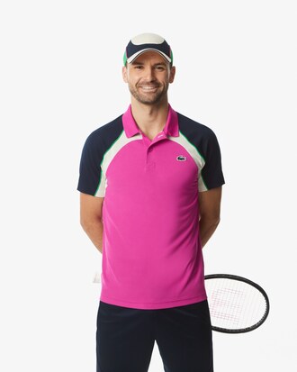 Polo de tenis con bloques de color Ultra Dry