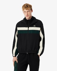 Chaqueta de chándal color block hidrófuga