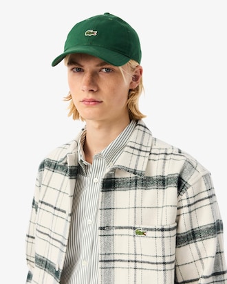 Sobrecamisa de algodón con cuadros escoceses