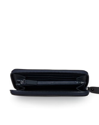 Women's Classic Petit Piqué Coated Canvas 8 Card Zip Wallet