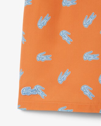Short de ba&ntilde;o de tafet&aacute;n monocrom&aacute;tico