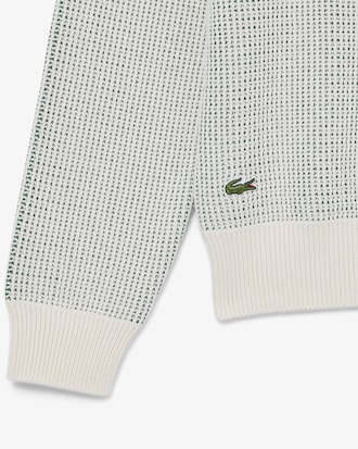 Jersey de algodón con motivo jacquard clásico