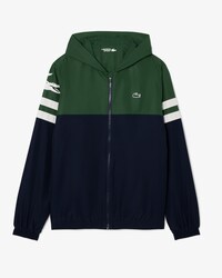 Chaqueta de tenis con capucha hidrófuga