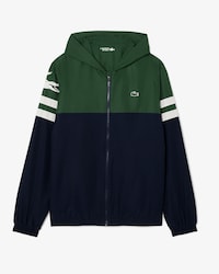 Chaqueta de tenis con capucha hidr&oacute;fuga