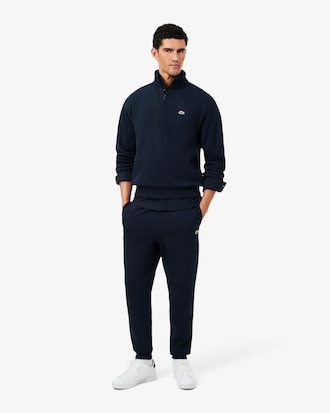 Sudadera de felpa con cuello con cremallera