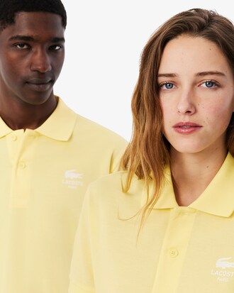 Polo de corte clásico L.12.12 con estampado exclusivo