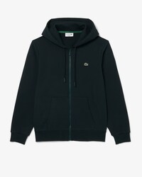 Sudadera de felpa con cremallera de corte cl&aacute;sico