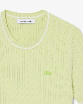 Jersey de manga corta de punto con ochos