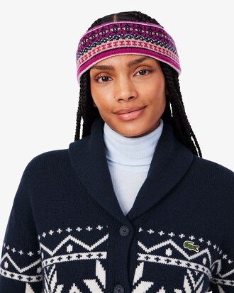 Chaqueta de punto de jacquard inspirada en los archivos