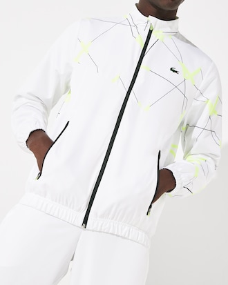 Ch&aacute;ndal de hombre Lacoste SPORT Tennis con estampado gr&aacute;fico