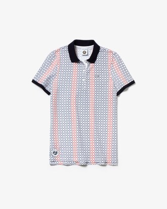 Polo de mujer Lacoste SPORT French Open Edition en minipiqu&eacute; estampado