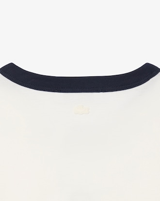Camiseta de punto jersey con insignia bordada