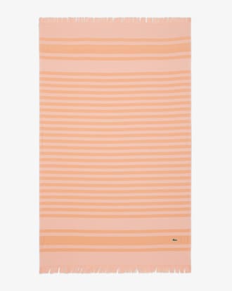 Toalla de playa de rayas estilo fouta