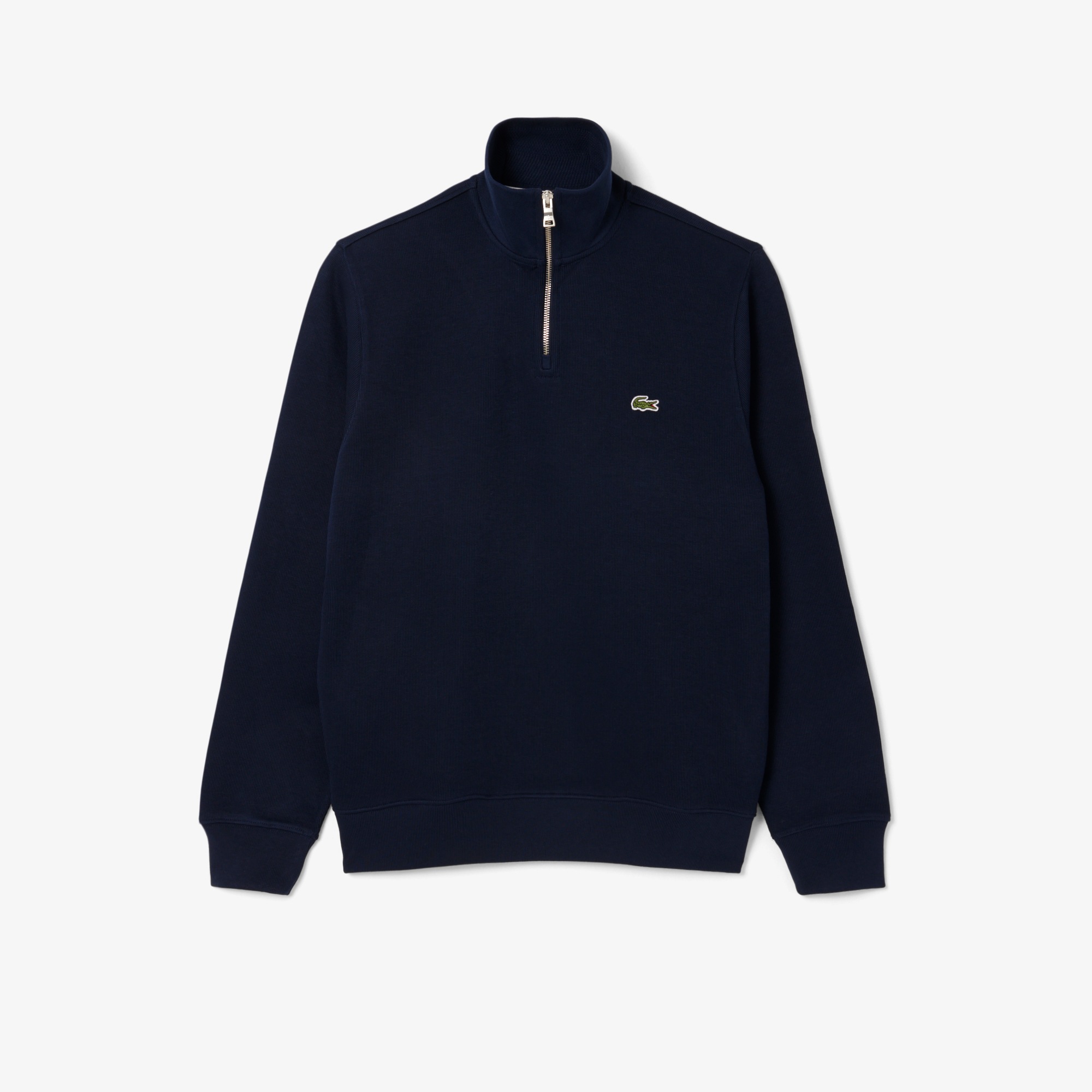 Sudadera de hombre en algodón con cuello alto de cremallera LACOSTE Sudadera de hombre en algodón con cuello alto de cremallera LACOSTE