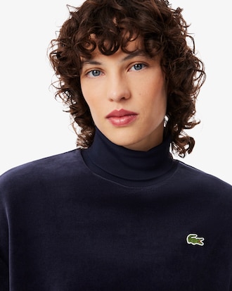 Sudadera de terciopelo oversize inspirada en los archivos