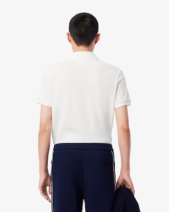 Polo de corte clásico Paris con cuello abierto