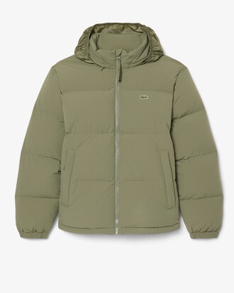 Chaqueta acolchada con capucha hidr&oacute;fuga