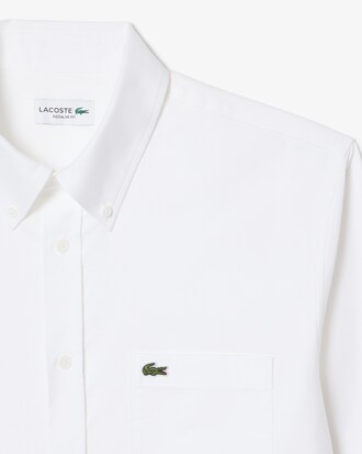 Camisa Oxford de corte regular Lacoste x Alpine