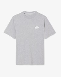 Camiseta loungewear de algod&oacute;n con estampado de cocodrilo