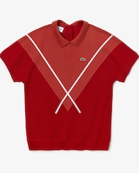 Polo de mujer Lacoste Made in France en piqu&eacute; de algod&oacute;n con dise&ntilde;o jacquard