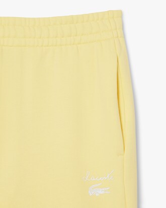 Pantalón de chándal de felpa con logotipo