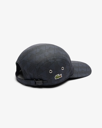 Gorra de equitación de sarga estampada